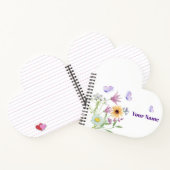 Floral Elegance Tee – Soft Pastel Blooms Notitieboek (Binnen)