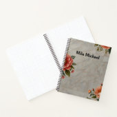 Floral Elegance Tegel notitieboek (Binnen)