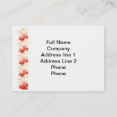 Floral Elegance Visitekaartjes (Achterkant)