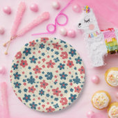 Floral Elegant 4th July Papier Bord (Feest)