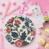 Floral Elegant 4th July Papier Bord (Feest)