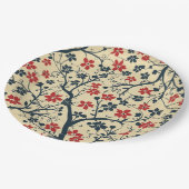Floral Elegant 4th July Papier Bord (Gekanteld)