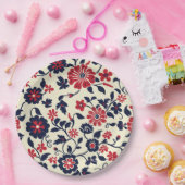 Floral Elegant 4th July Papier Bord (Feest)