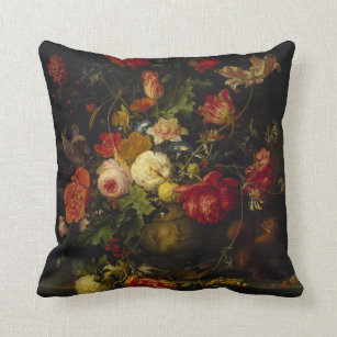  Floral Elegant Art Pillow Kussen