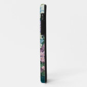 Floral Elegant Blue Hydrangeas iPhone Case (Achterkant/links)