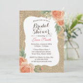  Floral Elegant Book Page Vrijgezellenfeest Kaart (Staand voorkant)