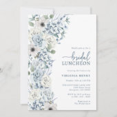 Floral Elegant Bridal Luncheon Kaart (Voorkant)