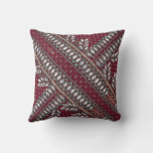 Floral  Elegant Brocade Indian Cushion Kussen (Achterkant)