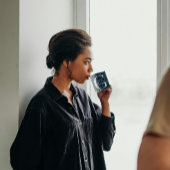 Floral Elegant Classy Monogram G blauw w/zin C Koffiemok