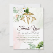 Floral Elegant Doctor | Verpleegkundige bedankt ka (Voorkant)