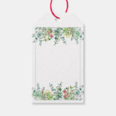 Floral Elegant Eucalyptus Waterverf Cadeaulabel (Voorkant)