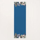 Floral Elegant Fitness Gym Exercise Yogamat (Achterkant)