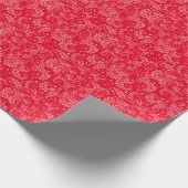 Floral Elegant (gepersonaliseerde kleur) Verpakkin Cadeaupapier (Hoek)