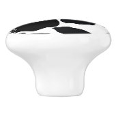 Floral Elegant Keramische Knop (Zijkant)