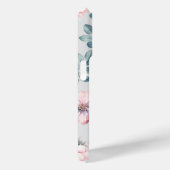 Floral Elegant Lichtgrijze iPhone / iPad case (Achterkant / Rechts)