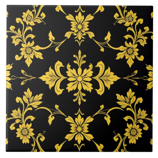 Floral Elegant Luxe Modern Collectie Tegeltje (Voorkant)