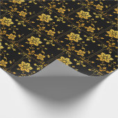 Floral Elegant Luxe Populair Collectie Cadeaupapier (Hoek)