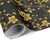 Floral Elegant Luxe Populair Collectie Cadeaupapier (Rol Hoek)