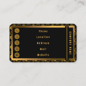 Floral Elegant Luxe Populair Collectie Visitekaartje (Achterkant)