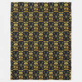 Floral Elegant Luxe Trendy Collectie Fleece Deken (Voorkant)