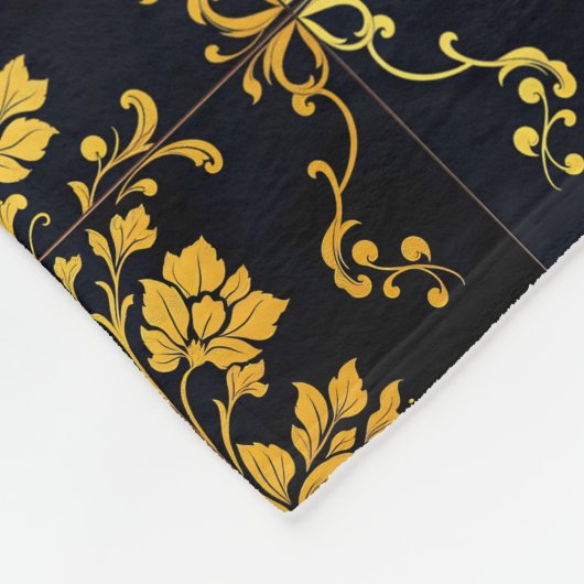 Floral Elegant Luxe Trendy Collectie Fleece Deken (Hoek)