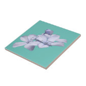 Floral Elegant Minimalist Calligraphy Naam toevoeg Tegeltje (Zijkant)