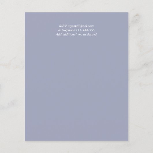 Floral Elegant Modern (Achterkant)