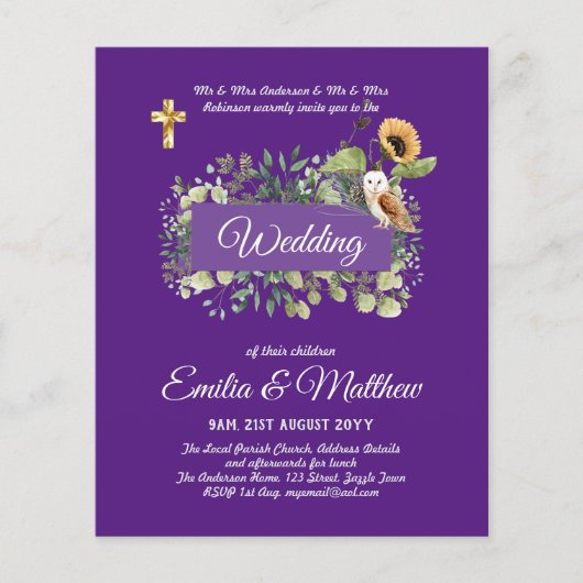 Floral Elegant Modern Flyer (Voorkant)