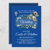 Floral Elegant Modern Kaart (Voorkant / Achterkant)