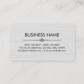 Floral Elegant Modern Visitekaartje (Achterkant)