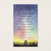 Floral Elegant Moderne Religieuze Bijbel Visitekaartje (Voorkant)