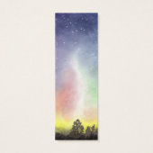 Floral Elegant Moderne Religieuze Bijbelse Bladwij Mini Visitekaartjes (Achterkant)