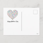 Floral Elegant Moederdag Design Feestdagenkaart (Achterkant)