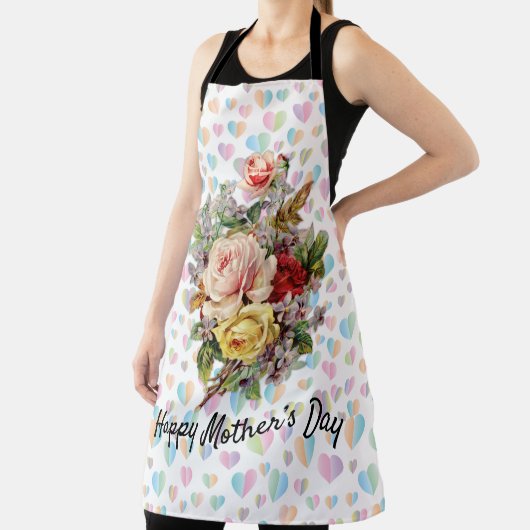 Floral Elegant Moederdag Design Schort (Insitu)