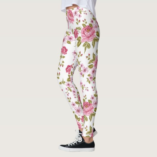 Floral Elegant  ontwerp Leggings (Links)