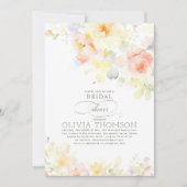 Floral Elegant Romantisch Zomer Vrijgezellenfeest Kaart (Voorkant)