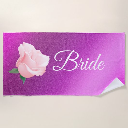 Floral Elegant Strandlaken (Voorkant)