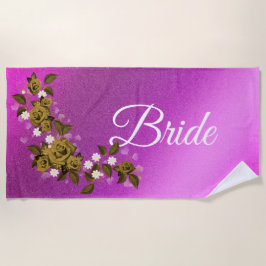 Floral Elegant Strandlaken