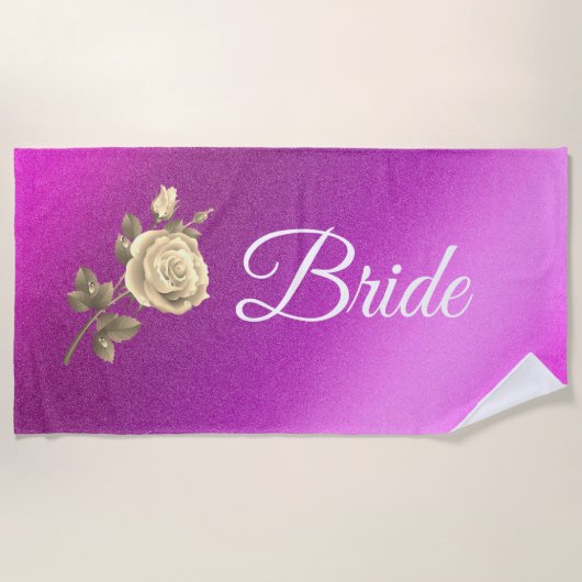 Floral Elegant Strandlaken (Voorkant)