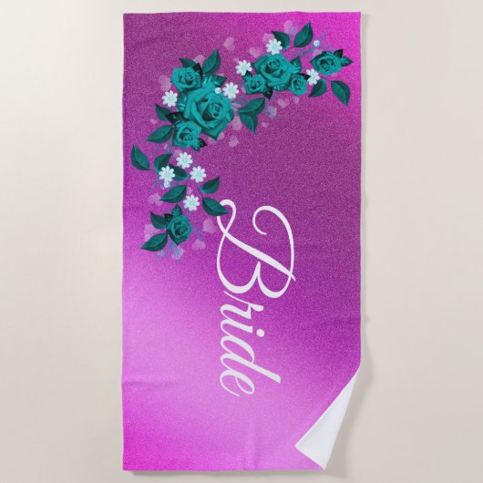 Floral Elegant Strandlaken (Voorkant)