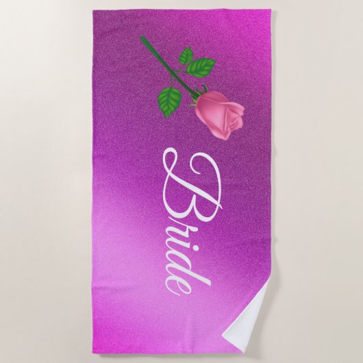 Floral Elegant Strandlaken (Voorkant)