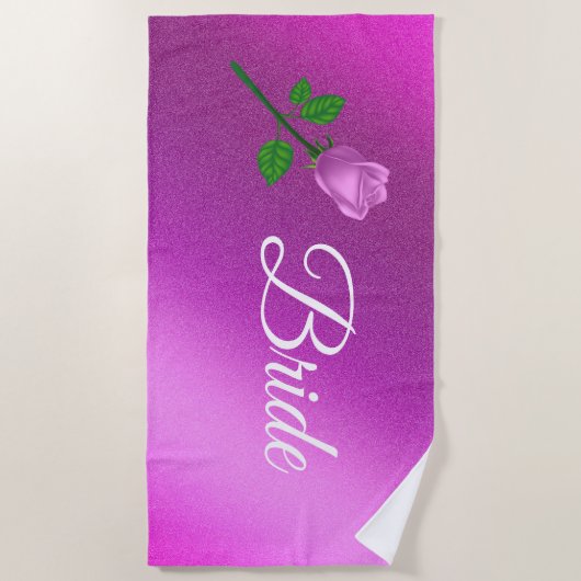 Floral Elegant Strandlaken (Voorkant)