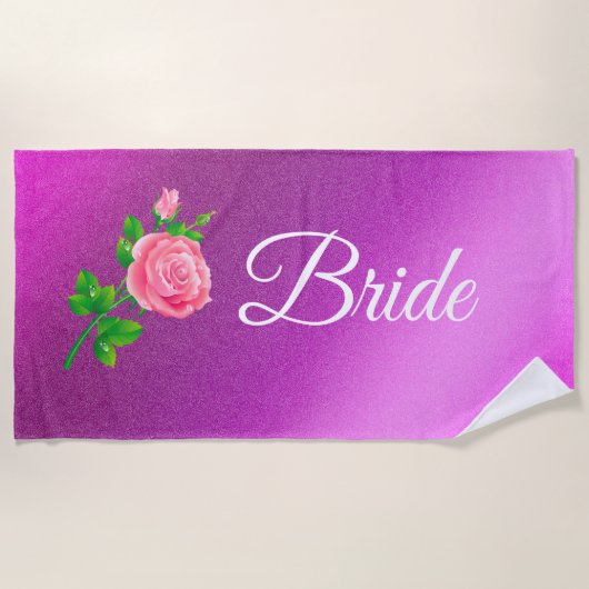 Floral Elegant Strandlaken (Voorkant)