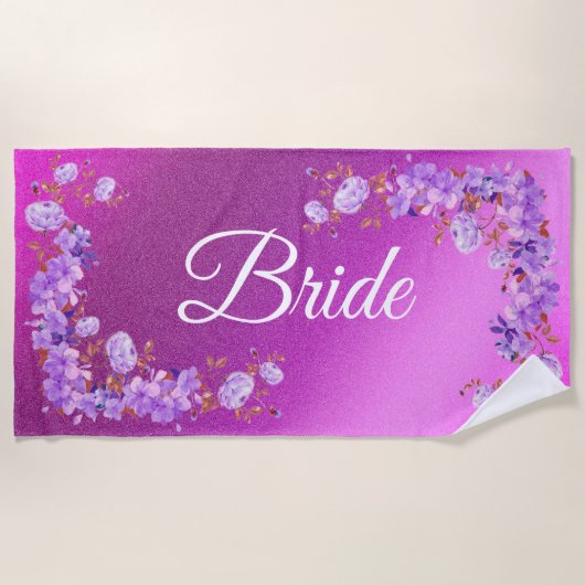 Floral Elegant Strandlaken (Voorkant)