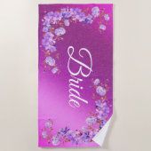 Floral Elegant Strandlaken (Voorkant)