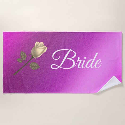 Floral Elegant Strandlaken (Voorkant)