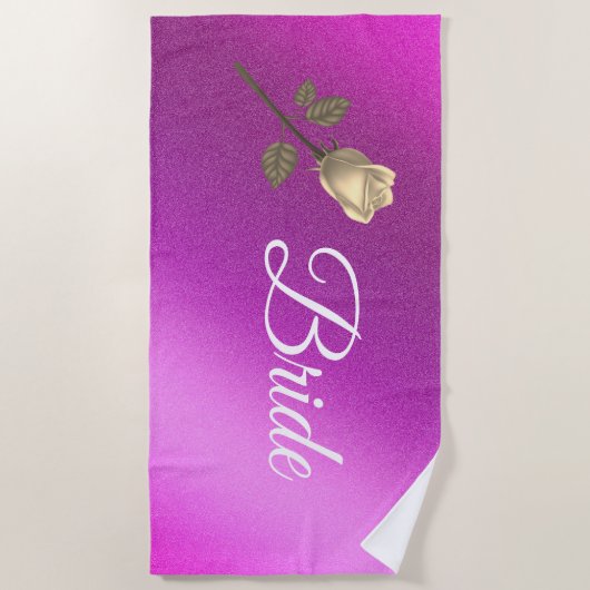 Floral Elegant Strandlaken (Voorkant)