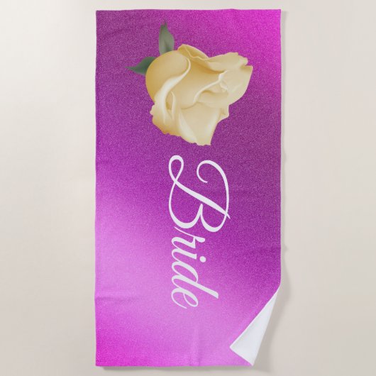 Floral Elegant Strandlaken (Voorkant)