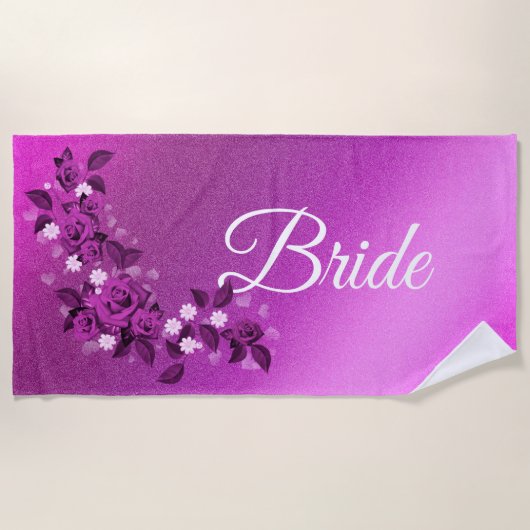 Floral Elegant Strandlaken (Voorkant)