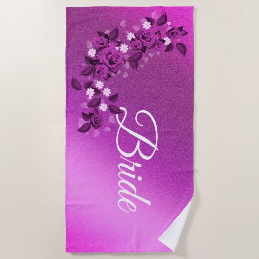 Floral Elegant Strandlaken (Voorkant)